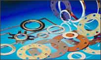 Flat rings and sealing  rings made of NR, SBR, NBR, EPDM, CR, Silicone, Viton, FPM, FKM, gasket sheets, Klingersil